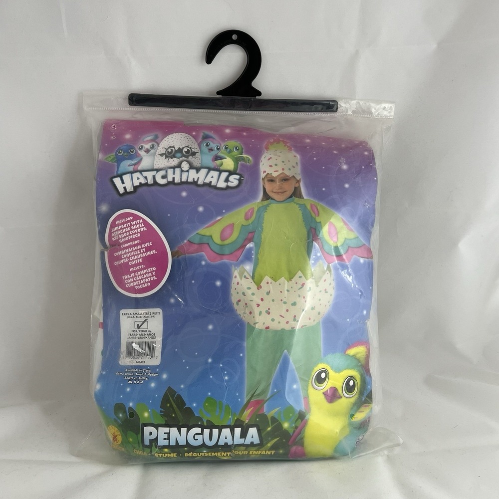 HATCHIMALS Just Hatched PENGUALA Halloween Dress Up Costume Toddler Size 3-4 EUC